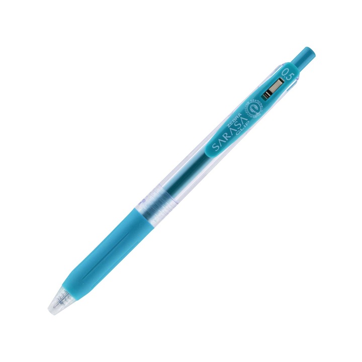 Ролер Zebra Sarasa Clip, Автоматичен, 0.5 mm, Син