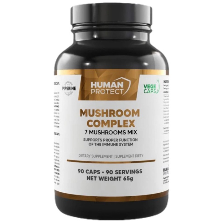 Táplálék-kiegészítő Human Protect Mushroom Complex Mix 7 gombából, 90 kapszula