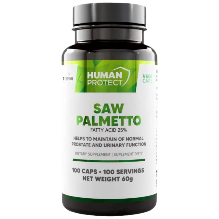 Táplálékkiegészítő Human Protect Saw Palmetto 500 mg 25% szaponinokkal, 100 kapszula