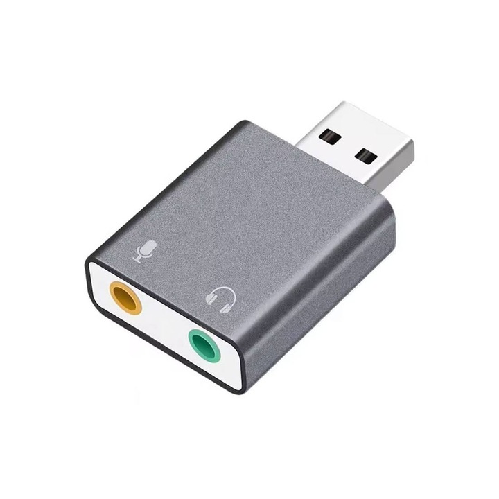 Звукова външна карта USH271, JACK 2x3, 5mm, USB, 3D Sound, 7.1