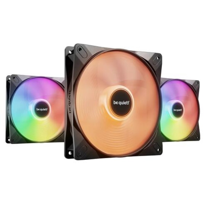 Комплект вентилатори, be quiet! LIGHT WINGS LX 140mm PWM high-speed Triple-Pack, Fan Pack 3-in-1 3 x 140mm