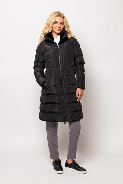 HEAVY TOOLS, Geaca midi matlasata Nazra, Negru, M