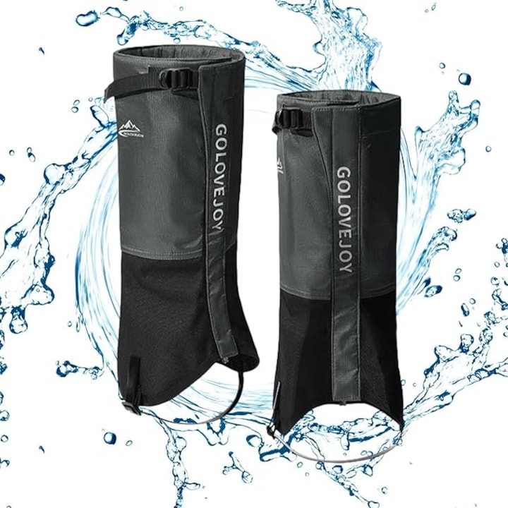 Гети за сняг OEMG®, Водоустойчиви, Унисекс, Регулируеми с двойна система за закопчаване, Различни защитни ефекти, Размер M, OPRA Tactical, Сиво