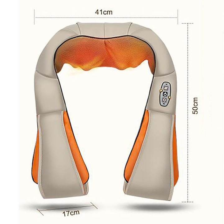 Шиацу масажор Kapp , MS-809 , 12V/220V, Бежов