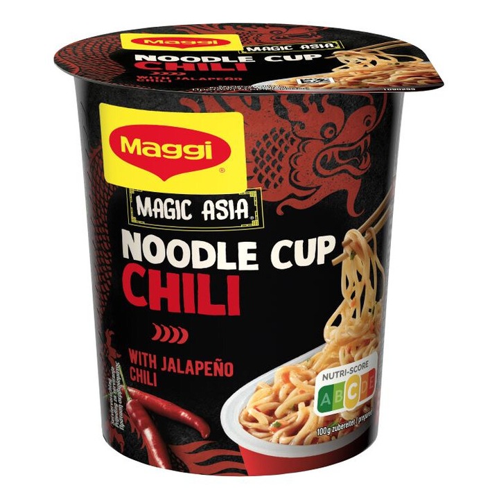 Спагетини в чаша, MAGGI MAGIC ASIA, с люти подправки, 63g