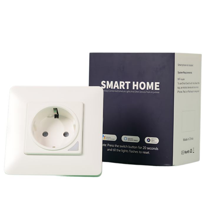 Priza inteligenta, Tuya, 3000 W, 16 A, Smart Life