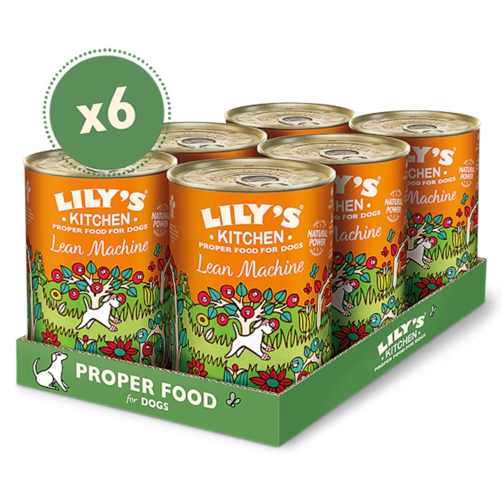 Lily's Kitchen Conserva Dog Lean Machine Tin 6 x 400 g