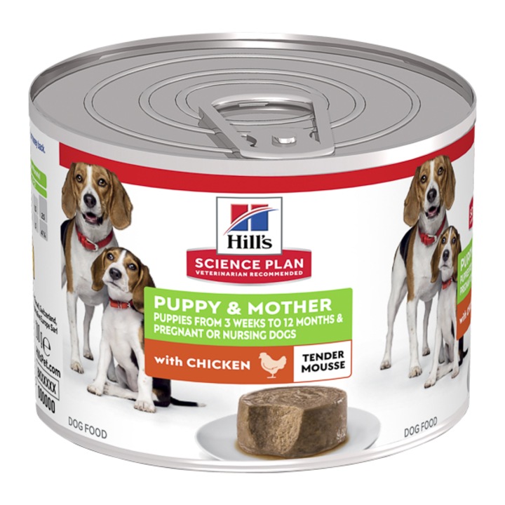 Hill's SP Hrana Umeda Puppy & Mother Tender Mousse Pui 200 g