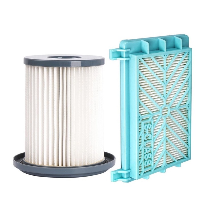 Filtru HEPA de schimb YanBan pentru aspiratoare, set de 2, imbunatateste calitatea aerului, compatibil cu modele Philips