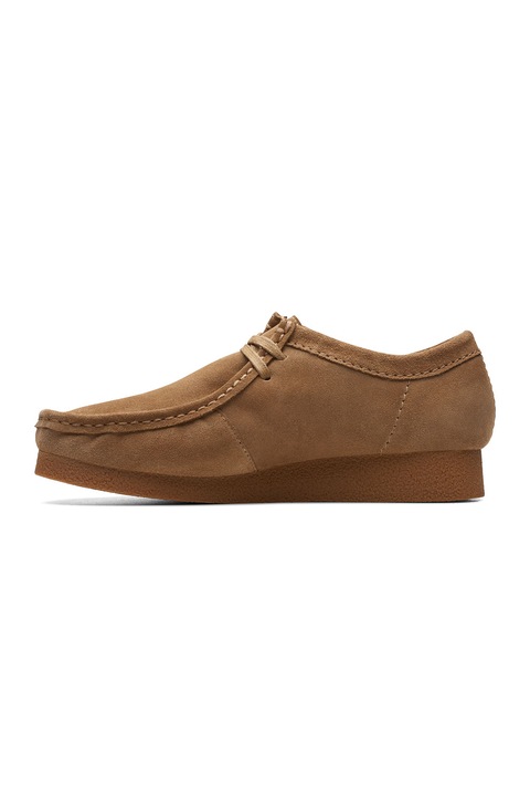 Clarks, Велурени мокасини Wallabeeevo, Карамел