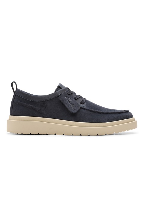 Clarks, Mocasini din piele intoarsa Polden, Bleumarin