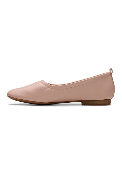Clarks, Кожени пантофки Fawna, Светлорозов