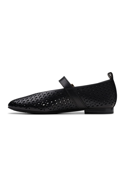 Clarks, Кожени пантофки Mary Jane, Черен