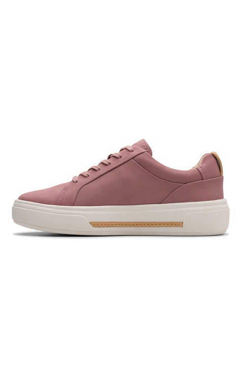 Clarks, Кожени спортни обувки Hollyhock, Бледочервен