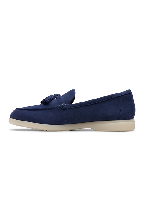 Clarks, Велурени мокасини Narini Edge, Тъмносин