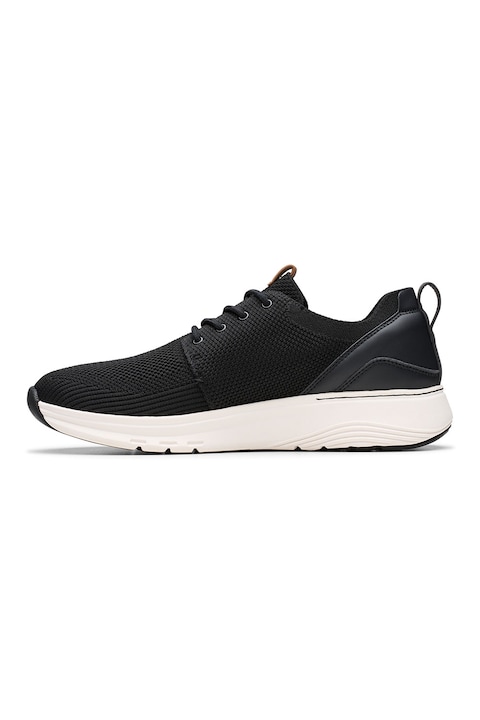 Clarks, Текстилни спортни обувки Motion Trek без закопчаване, Черен