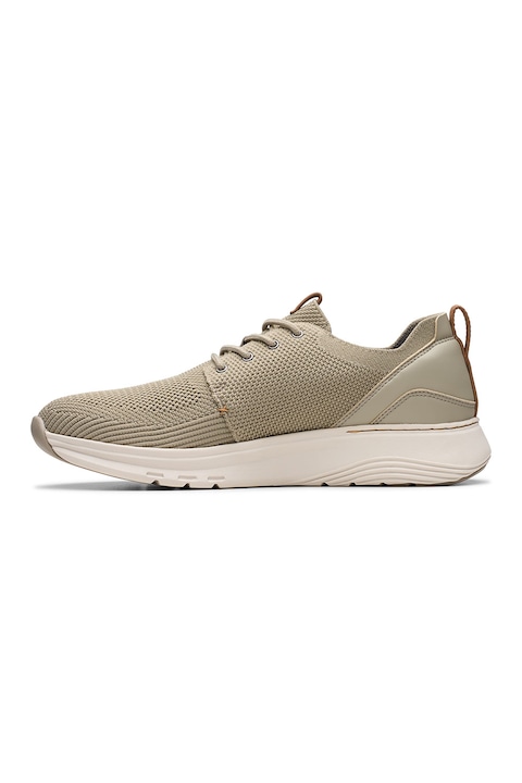 Clarks, Текстилни спортни обувки Motion Trek без закопчаване, Светло кафяво