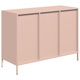 Dulap vidaXL, roz, 101,5x39x73,5 cm, otel laminat la rece, 23.67 kg