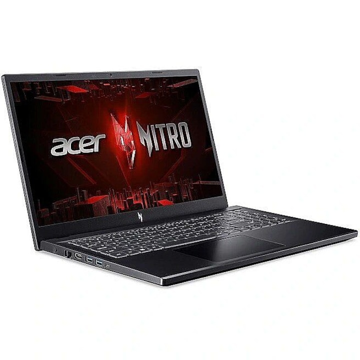 Laptop Acer Nitro V 15 ANV15-51 NH.QQEEX.005, 15,6 hüvelykes 1920 x 1080, Intel Core I7-13620H 10 C / 16 T, 3,6 GHz - 4,9 GHz, 24 MB gyorsítótár, SSD, 16,1 GB DDR GeForce RTX 4060, nincs operációs rendszer