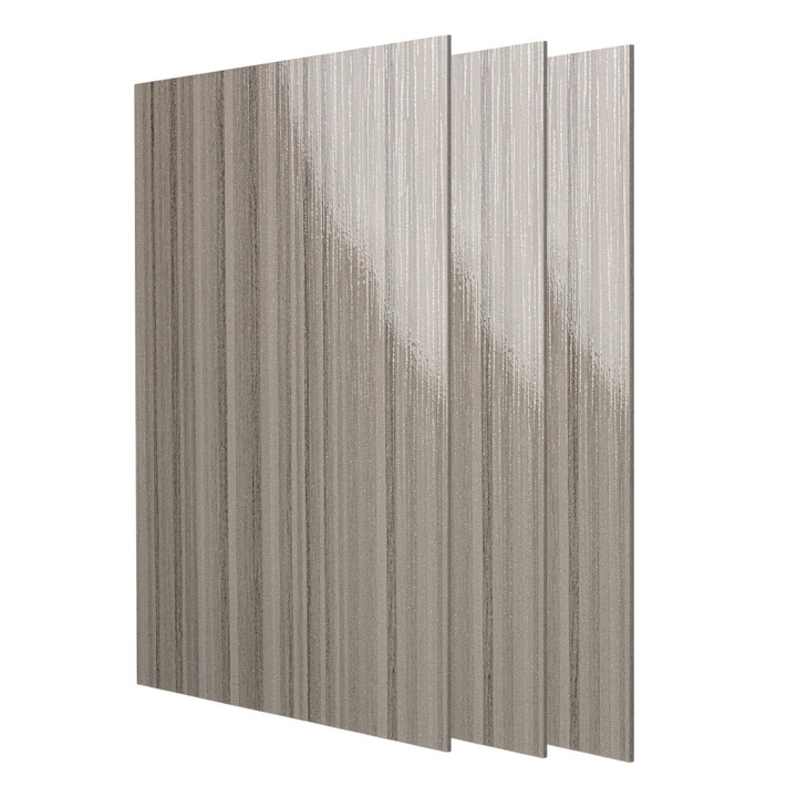 Set 3 panouri cristal carbon, Naimeed D6653, ultrarezistent, flexibil, ignifug, 120x89cm, 5mm grosime, tehnologie moderna, rezistent la umezeala