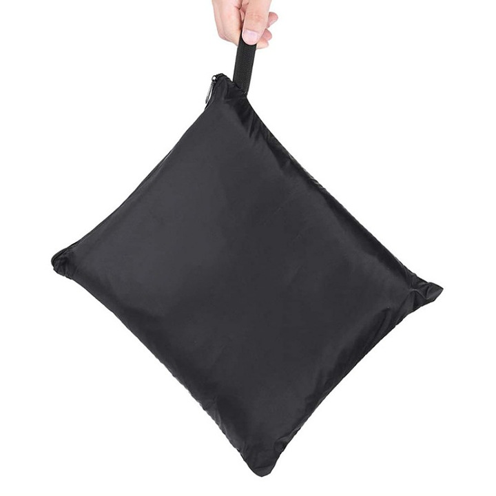 Husa de protectie pentru mobilier exterior, Sunmostar, 420D, neagra, 123x123x70cm