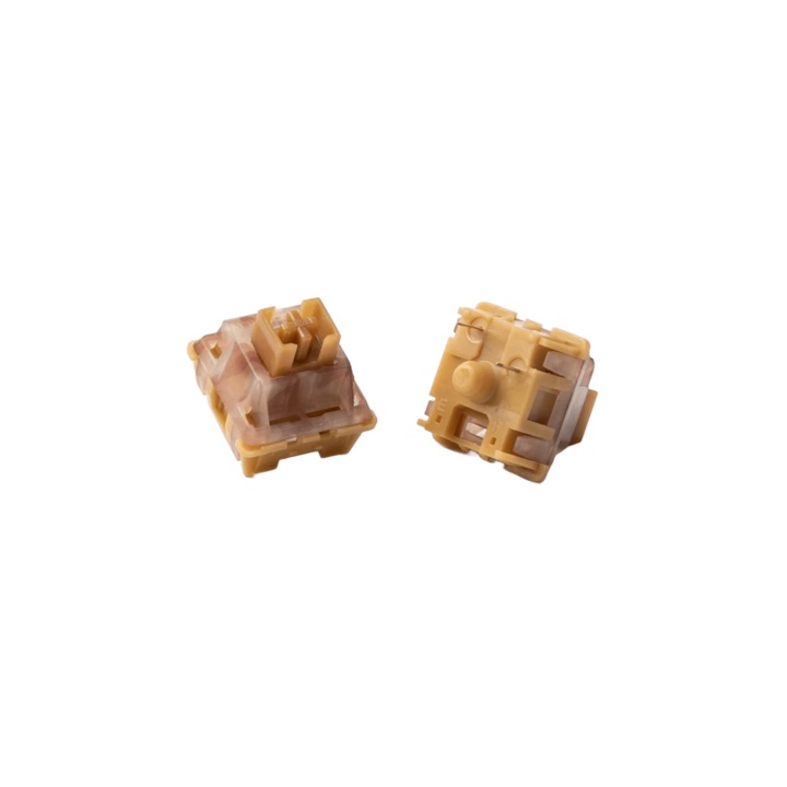 Set switch-uri Pentru Tastatura Mecanica Keychron Camo Switch Wheat, Linear 3-Pin, 110 buc