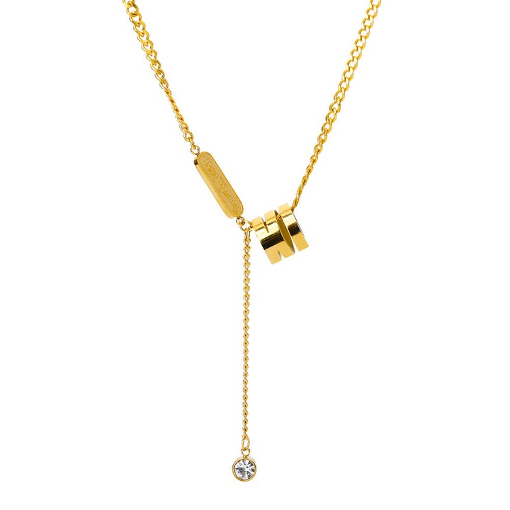 Colier de dama, otel titan