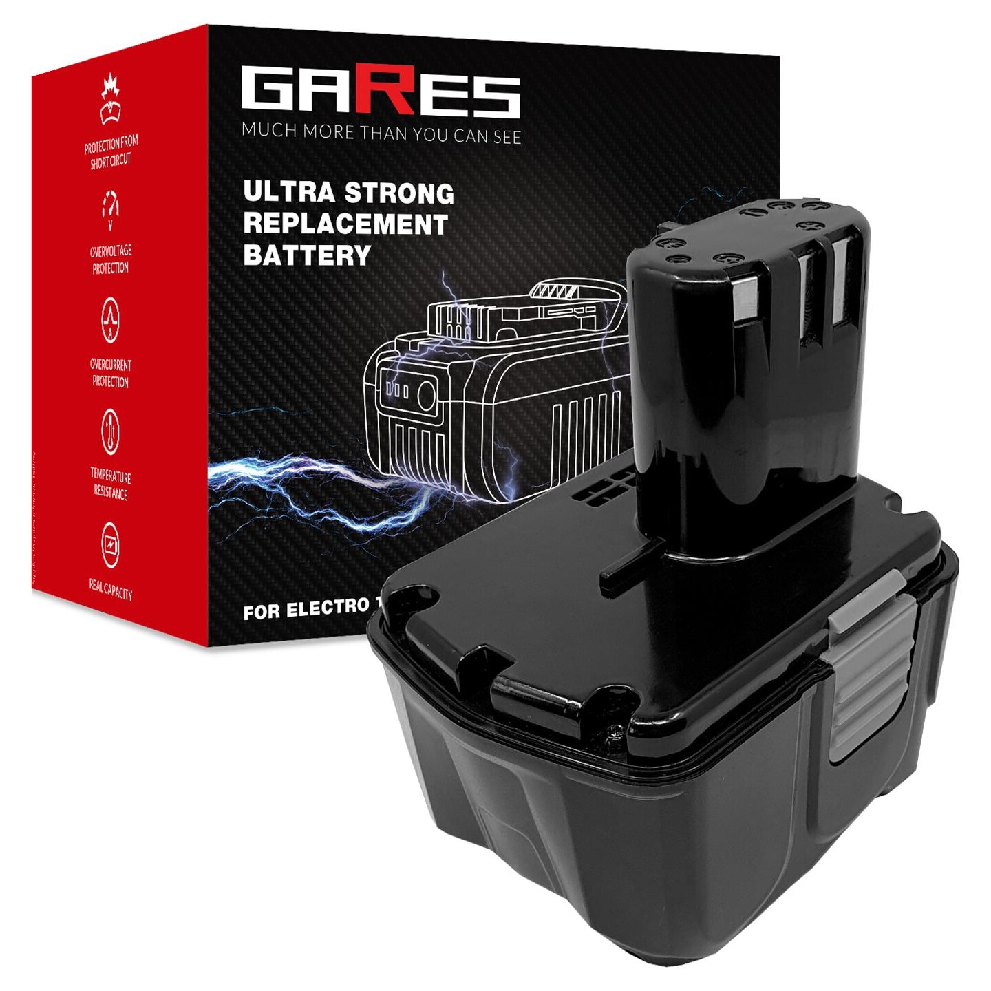 Baterie Gares, 14.4V 3.0Ah, pentru Hitachi BCL1430, BCL1415