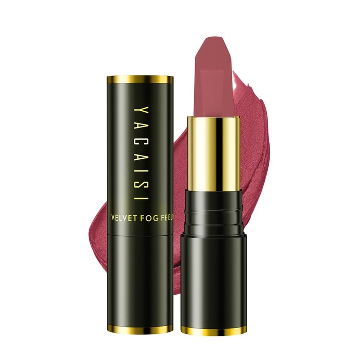 Ruj mat HelloKiss, nuanta 3# Bean paste red, multicolor, 3.5g