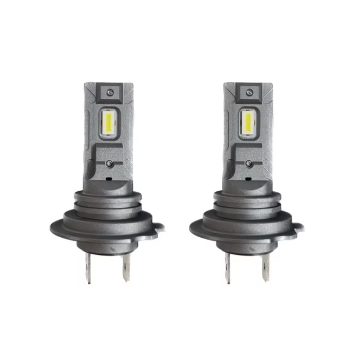 Set 2 becuri LED W H7, INELAG 120W, 12V, lumina alb-rece, 6000k, 15000 lumeni