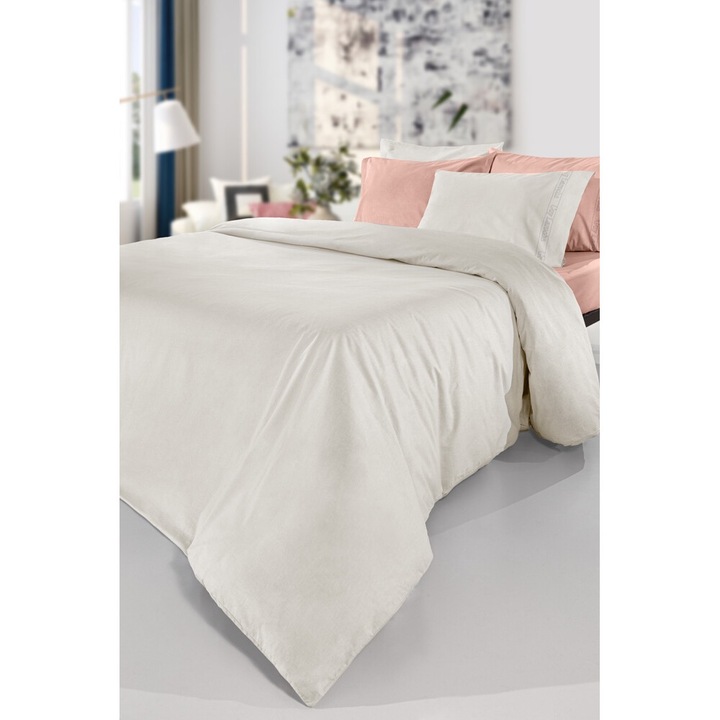 Cearceafuri de pat Guy Laroche Sentoni Color Plus Ivory 100x200+32, Mono