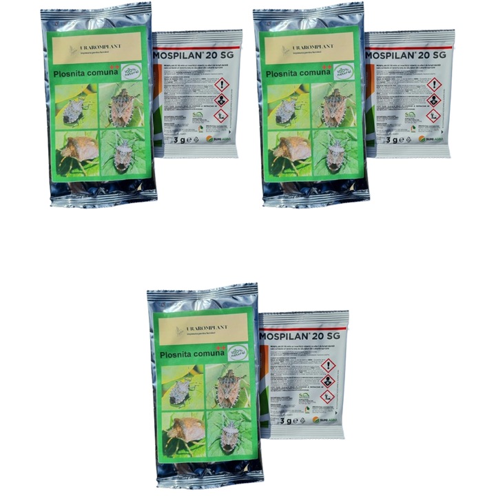 Insecticid, Plosnita comuna+ mospilan 20 sg, Bio, natural, repelent, organic 100%, Plosnita++ comuna, 162g