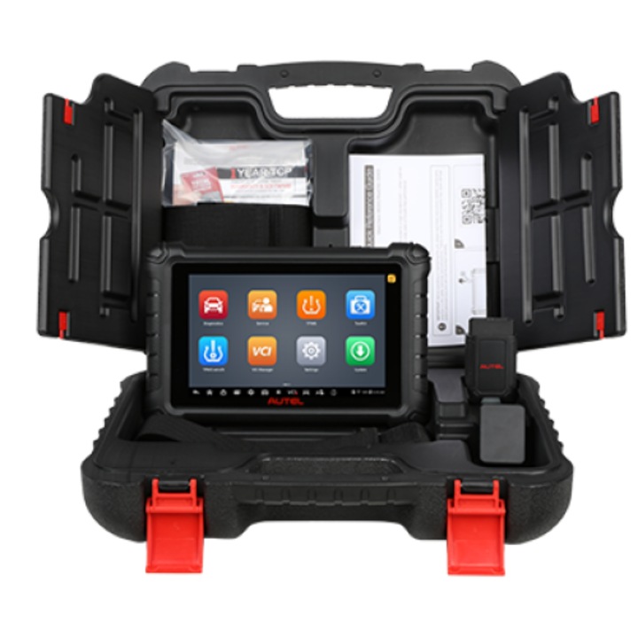 Професионална автодиагностика Autel, MaxiDAS DS900TS, с вграден TPMS, DOIP, CanFD, кодиране и включени 2г. ъпдейти, 40 ресет функции, FCA, подарък 2 часа обучение