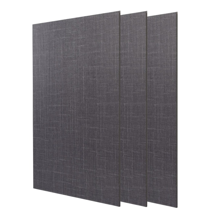 Set 3 panouri cristal carbon, Naimeed D6658, ultrarezistent, flexibil, ignifug, 120x89cm, 5mm grosime, tehnologie moderna, rezistent la umezeala