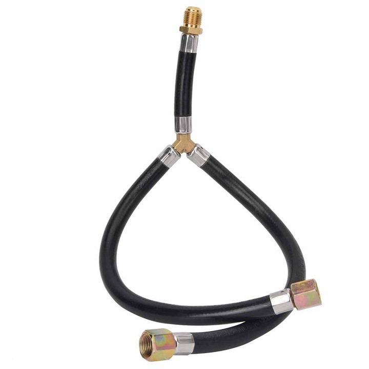Y gáztömlő adapter, Jormftte, 5/8"-18UNF, 2 csatlakozó, 3 hüvelyk, 1 láb