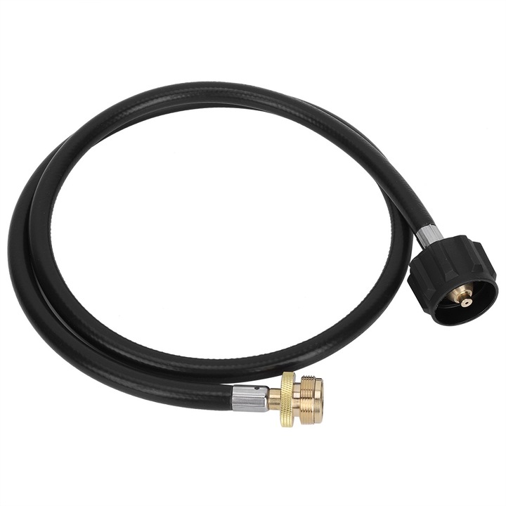 Jormftte 1.2m propán gáz tömlő adapter kemping tűzhelyhez, strapabíró, biztonságos csatlakozás