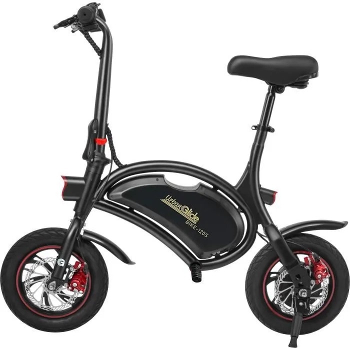Bicicleta Eléctrica Plegable UrbanGlide 140, Motor De 250 W, Batería De 6 Ah Y Hasta 18 Km De Autonomía, Velocidad Máxima De 25 Km/h