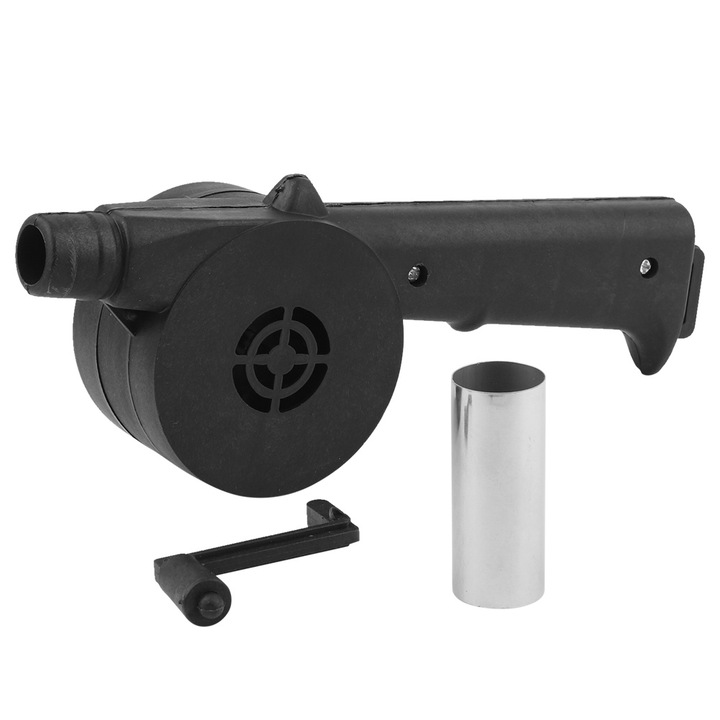 Uscator de par Bizaical, set de unelte pentru gratar, inox, 25cm x 2.5cm x 10cm