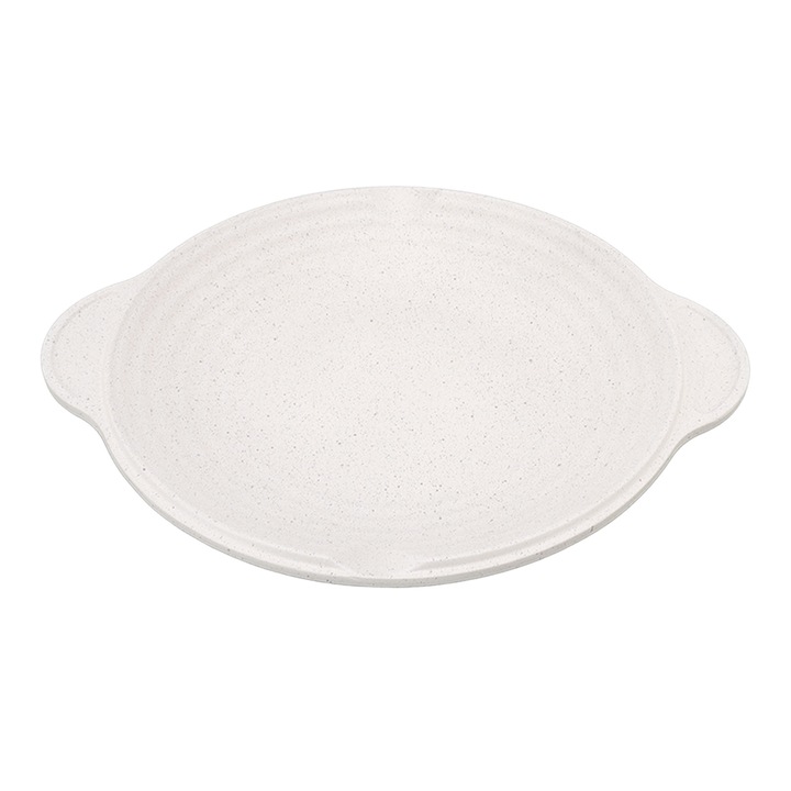 Tapadásmentes koreai grill serpenyő, fehér, 32 cm-es grilllap indukciós tűzhelyhez