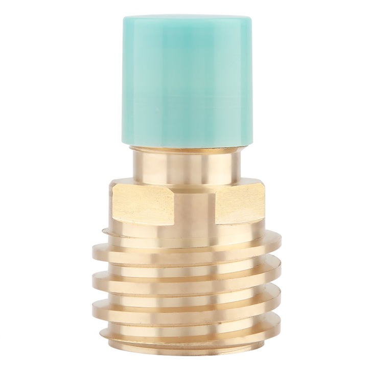 Jormftte propán gázpalack adapter, sárgaréz szerkezet, korrózióálló, gyors telepítés, kültéri grillezéshez