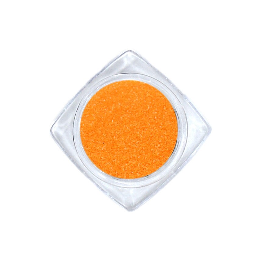 Pudra pentru unghii cu efect de zahar, MoonbasaNails #514, 5 ml, Portocaliu neon