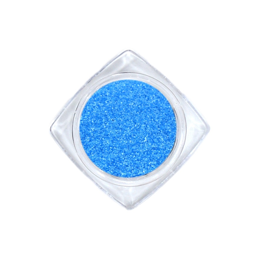 Pudra pentru unghii cu efect de zahar, MoonbasaNails #515, 5 ml, Albastru