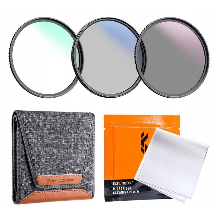 Set de filtre 4in1 NANO-K UV CPL ND4 K&F 95mm, SKU.2256V2