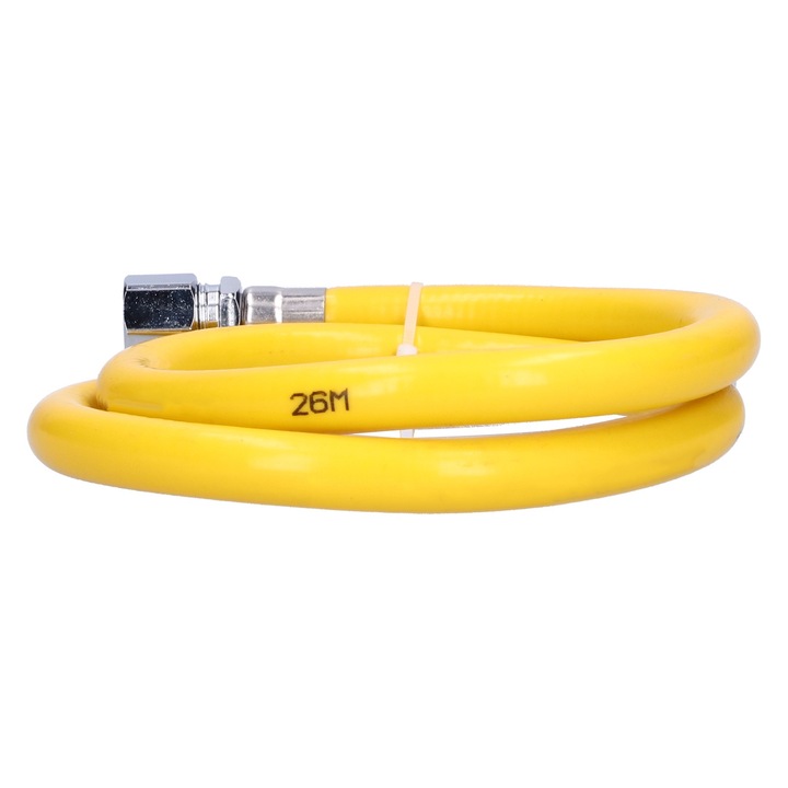 Jormftte 304 rozsdamentes acél gázcső, 1m, jó rugalmasság, G1/2 csatlakozás