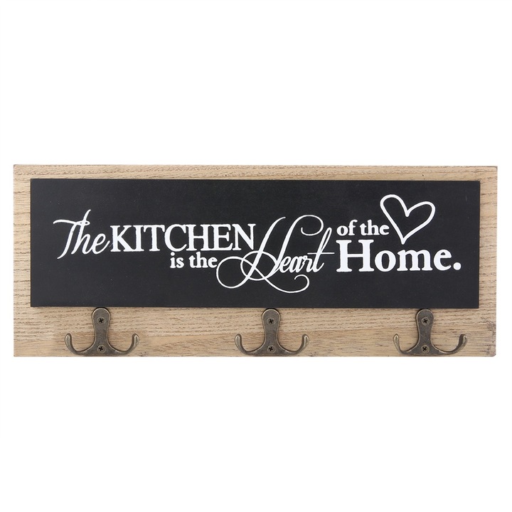 Cuiere Jormftte, kulcstartó 3 kampóval, elegáns dizájn, fekete