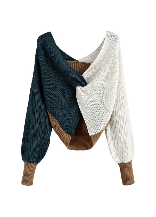 Női pulóver, Jormftte, elegáns, hosszú ujjú, sokszínű