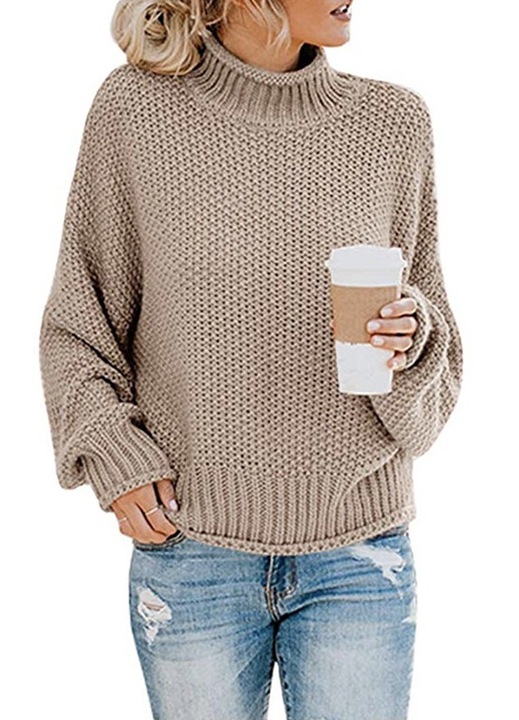 Női pulóver, Jormftte, pamut, Bézs