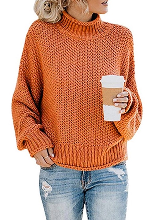 Női pulóver, Jormftte, pamut, Narancssárga