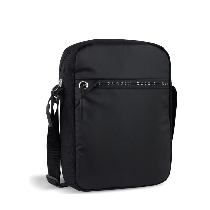 Crossbody válltáska, Bugatti, Blanc Delight sorozat, Fekete