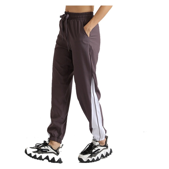 Női sportnadrág, Jormftte, jogger, lila, zsebekkel